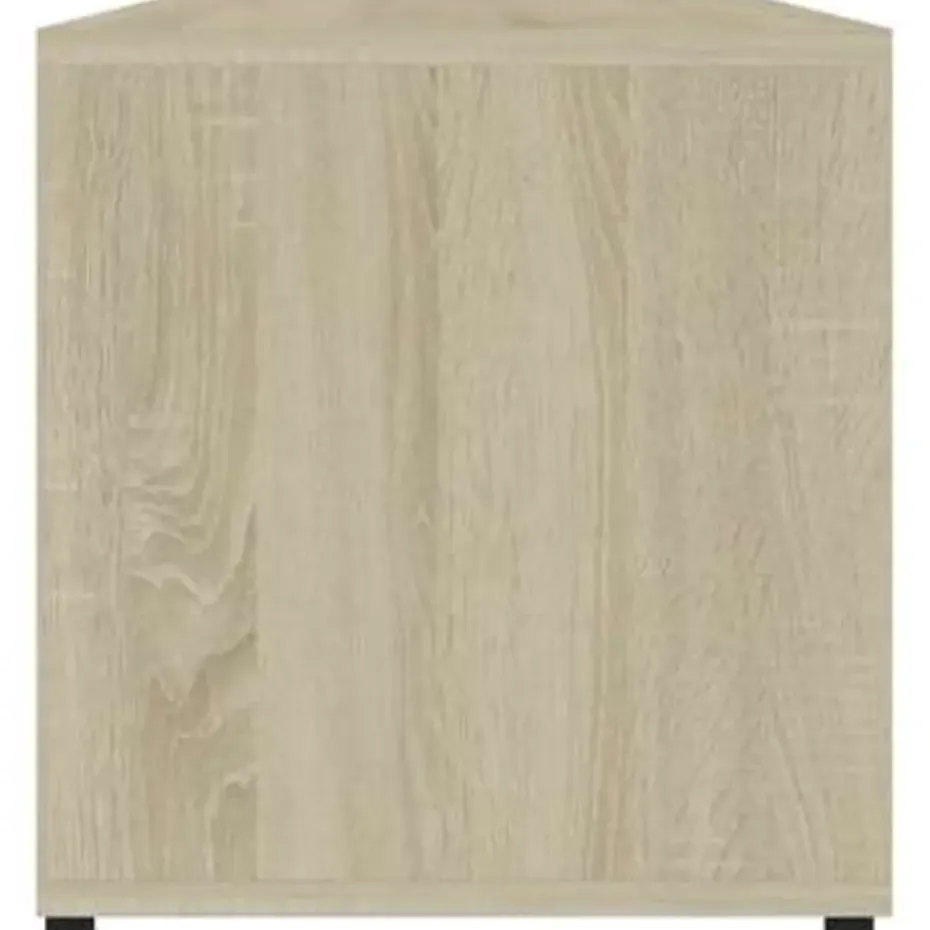 vidaXL - Tv-meubel - Bruin - Bewerkt hout
