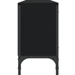 vidaXL - Tv-meubel - Zwart - Bewerkt hout