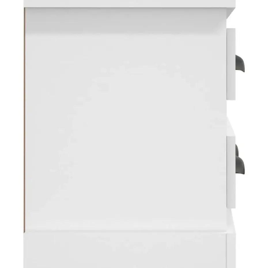 vidaXL - TV-meubel met 4 lades - Wit - Bewerkt hout - 100x35.5x45 cm