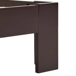vidaXL - Tweepersoonbed - Donkerbruin - Massief grenenhout - 180x200 cm