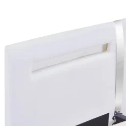 vidaXL - Tweepersoonbed met LED - Wit - Kunstleer - 180x200 cm