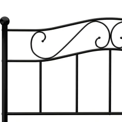 vidaXL - Tweepersoonbed -Zwart - Metaal - 140x200 cm