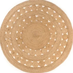 vidaXL - Vloerkleed - Beige - Jute - 240 cm