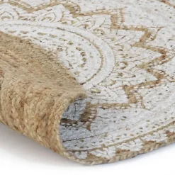 vidaXL - Vloerkleed - Beige - Jute - 210 cm