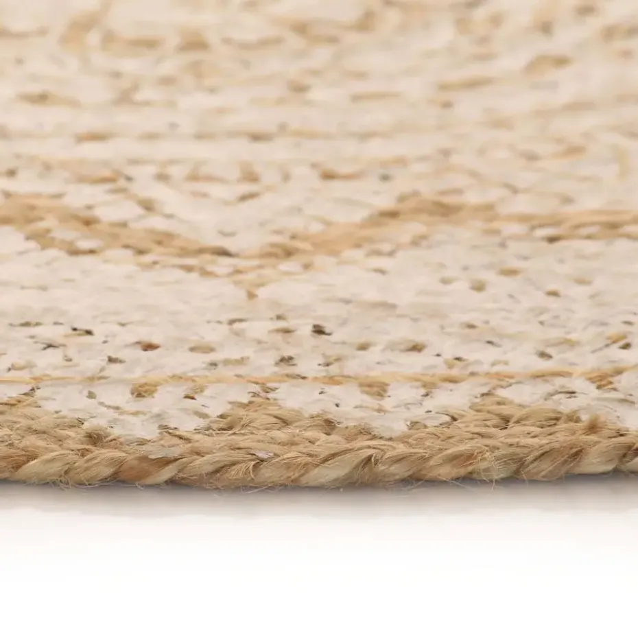 vidaXL - Vloerkleed - Beige - Jute - 210 cm