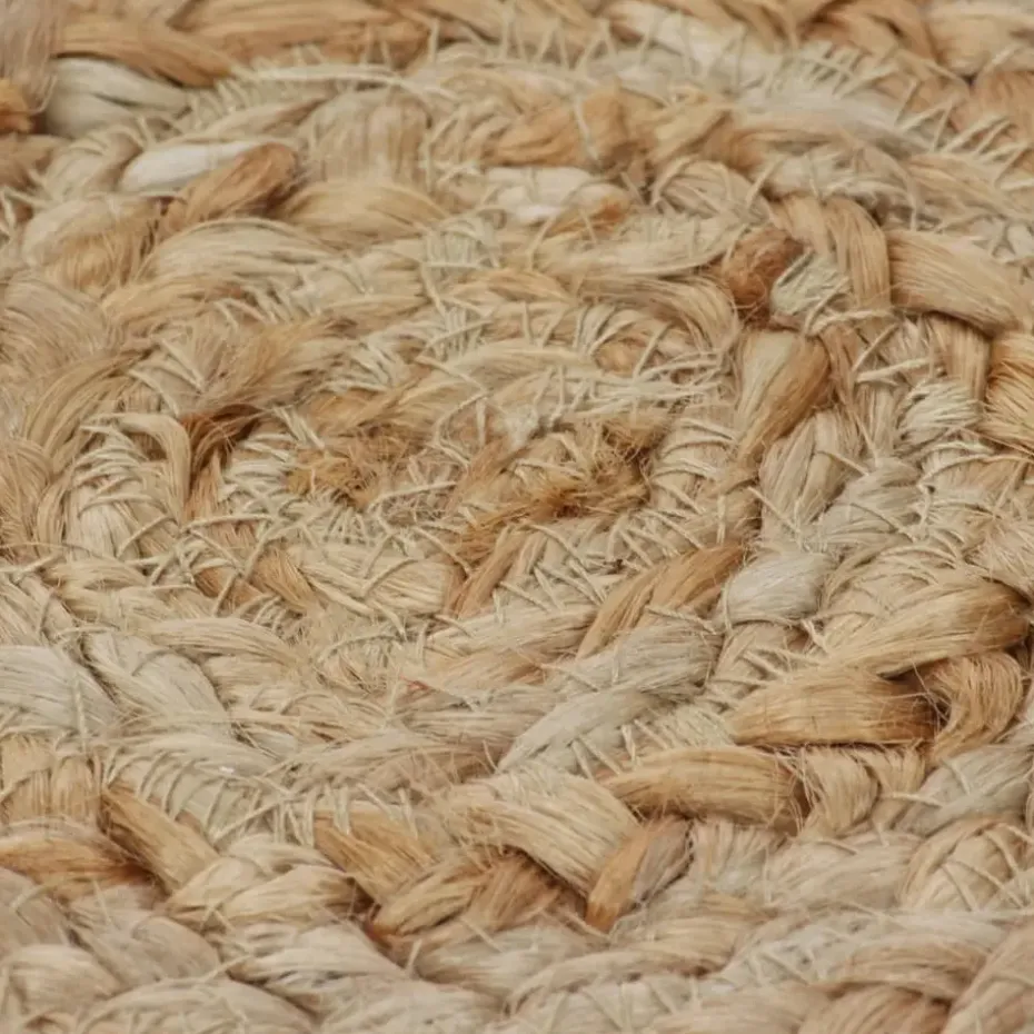 vidaXL - Vloerkleed - Beige - Jute - 210 cm
