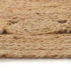 vidaXL - Vloerkleed - Beige - Jute - 180 cm