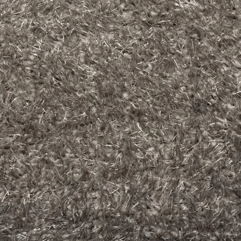 vidaXL - Vloerkleed - Grijs - Polyester - Ø 160 cm