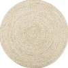 vidaXL - Vloerkleed - Wit - Jute