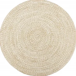 vidaXL - Vloerkleed - Wit - Jute