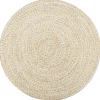 vidaXL - Vloerkleed - Wit - Jute