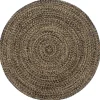 vidaXL - Vloerkleed - Zwart - Jute