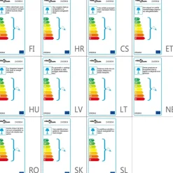 vidaXL - Vloerlamp - Wit - Chrome