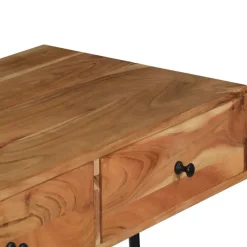 vidaXL - Wandbureau - Bruin - Hout
