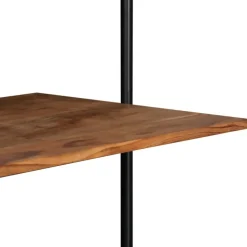 vidaXL - Wandbureau - Bruin - Hout