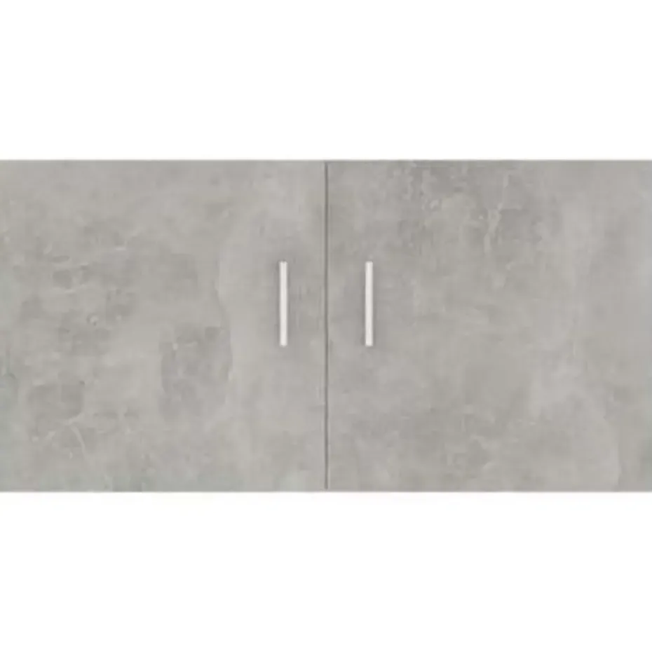 vidaXL - Wandkast - Grijs - Bewerkt hout