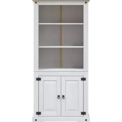 vidaXL - Wandkast - Wit - Grenenhout
