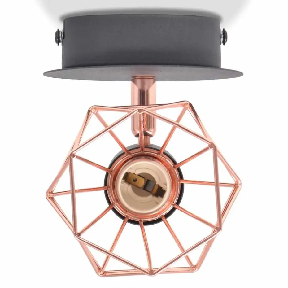 vidaXL - Wandlamp - Multikleur - Metaal - 2 stuks