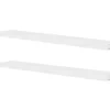 vidaXL - Wandmeubel - Wit - MDF - 120 cm - 2 stuks