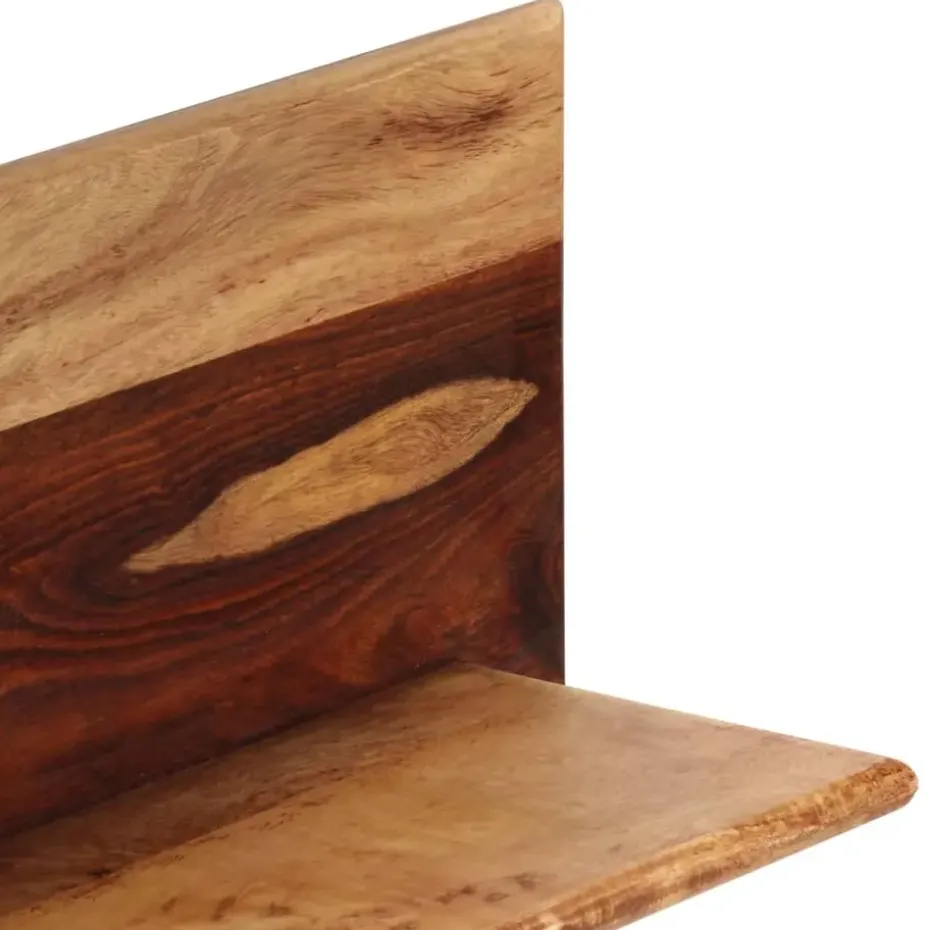vidaXL - Wandplank - Bruin - Hout - 118 x 26 x 20 cm - 2 stuks