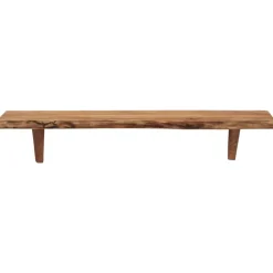 vidaXL - Wandplank - Bruin - Hout - 90 x 20 x 18 cm - 2 stuks