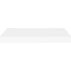 vidaXL - Wandschap - Wit - MDF - 60 x 23.5 x 3.8 cm - 2 stuks