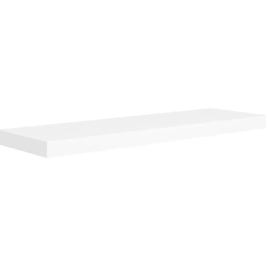 vidaXL - Wandschap - Wit - MDF - 80 x 23.5 x 3.8 cm