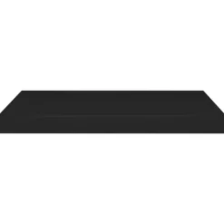 vidaXL - Wandschap - Zwart - MDF - 60 x 23.5 x 3.8 cm