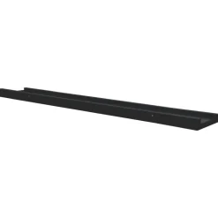 vidaXL - Wandschap - Zwart - MDF - 80 x 9 x 3 cm - 2 stuks