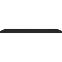 vidaXL - Wandschap - Zwart - MDF - 120 x 23.5 x 3.8 cm