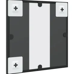 vidaXL - Wandspiegel - Zwart - IJzer - 30 x 30 cm