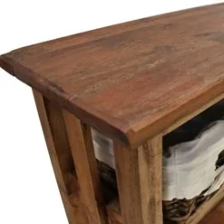 vidaXL - Wandtafel - Bruin - Hout