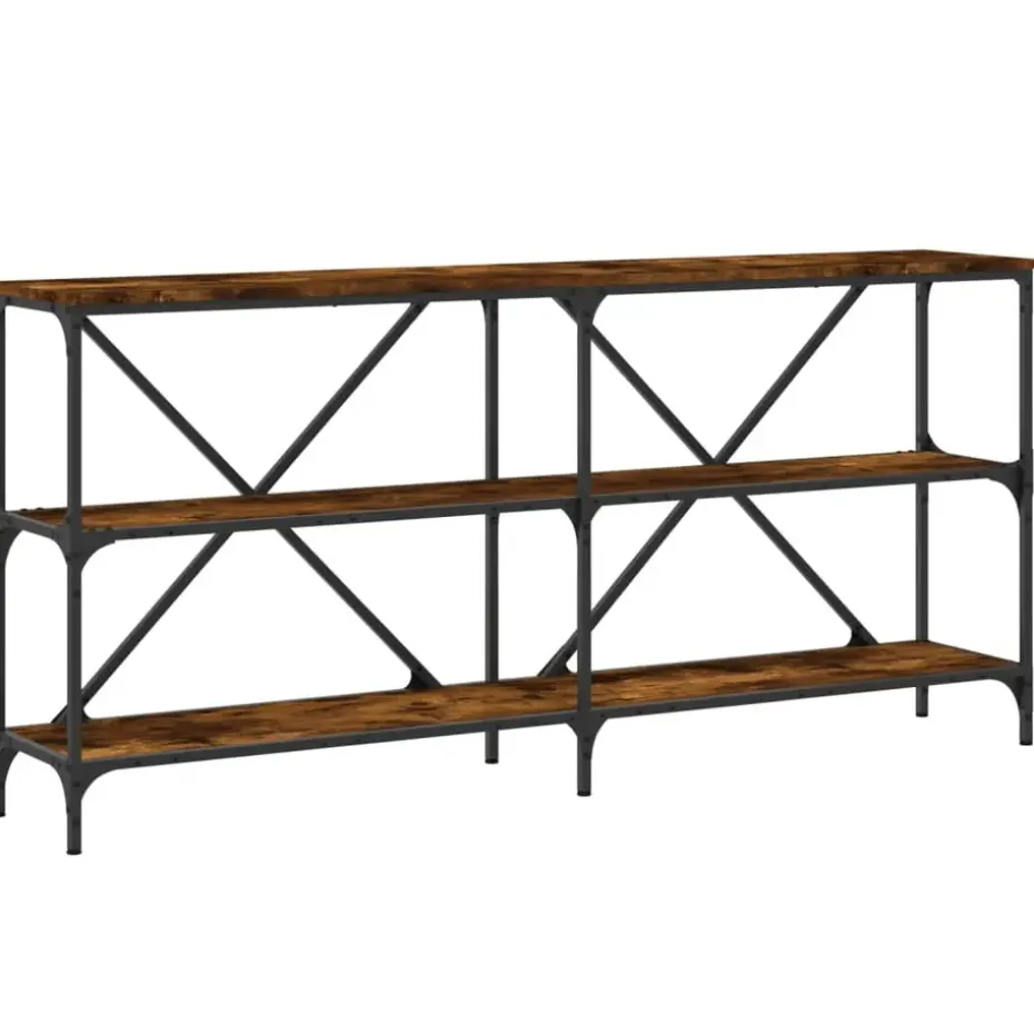 vidaXL - Wandtafel - Bruin - Bewerkt hout