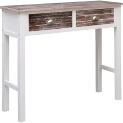 vidaXL - Wandtafel - Bruin - Hout