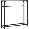 vidaXL - Wandtafel - Grijs sonoma eiken - Bewerkt hout - 75x19.5x75 cm