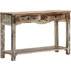 vidaXL - Wandtafel - Multikleur - Hout