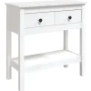 vidaXL - Wandtafel - Wit - Grenenhout