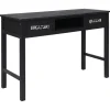 vidaXL - Wandtafel - Zwart - Hout