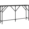 vidaXL - Wandtafel - Zwart - Bewerkt hout
