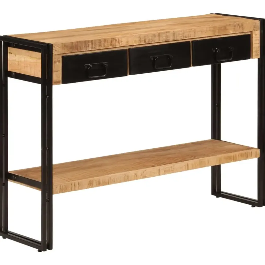 vidaXL - Wandtafel - Zwart - Hout