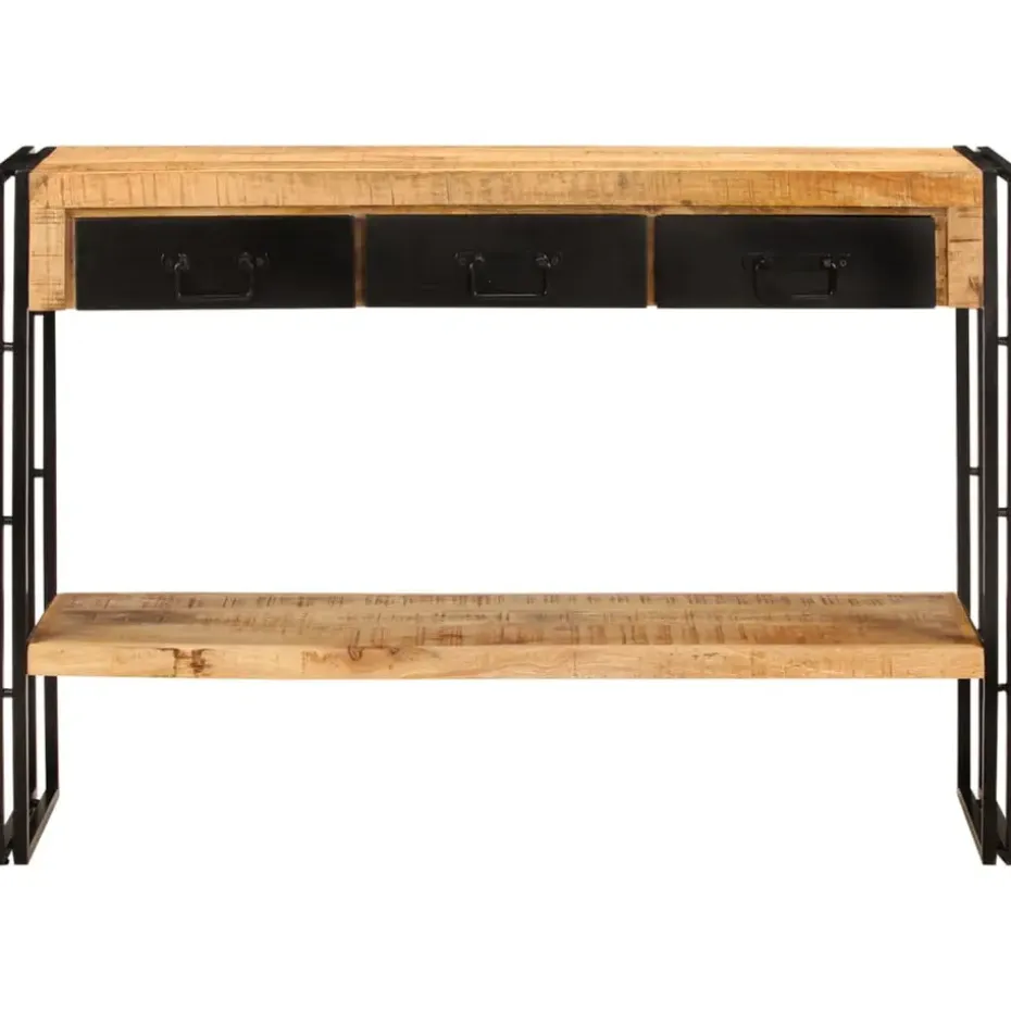 vidaXL - Wandtafel - Zwart - Hout