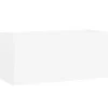 vidaXL - Wastafelkast - Wit - Bewerkt hout - 100 x 38.5 x 45 cm