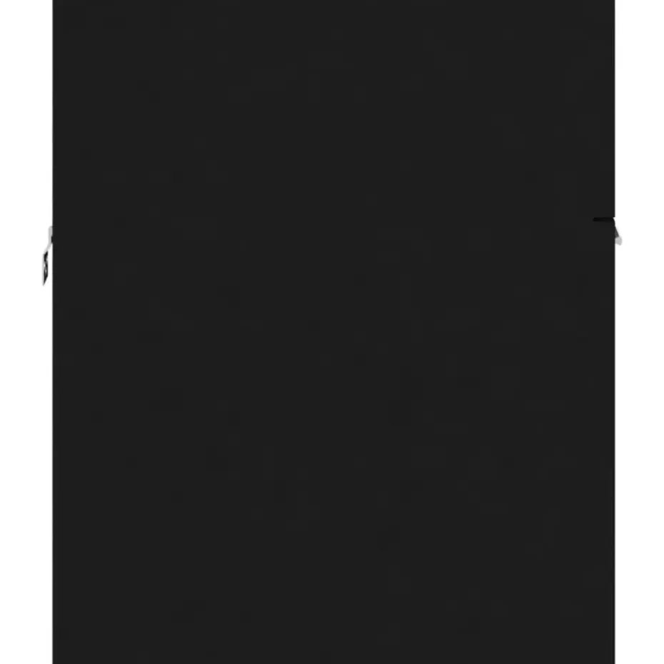 vidaXL - Wastafelkast - Zwart - Bewerkt hout - 90 x 38.5 x 46 cm