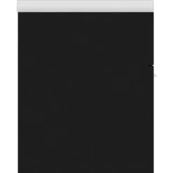 vidaXL - Wastafelkast En Wastafel - Zwart - Bewerkt hout - 60 x 38.5 x 46 cm