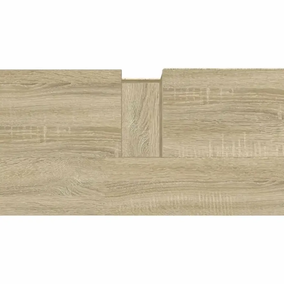 vidaXL - Wastafelonderkast met 1 deur 2 lades - Sonoma eiken - 65x33x60 cm