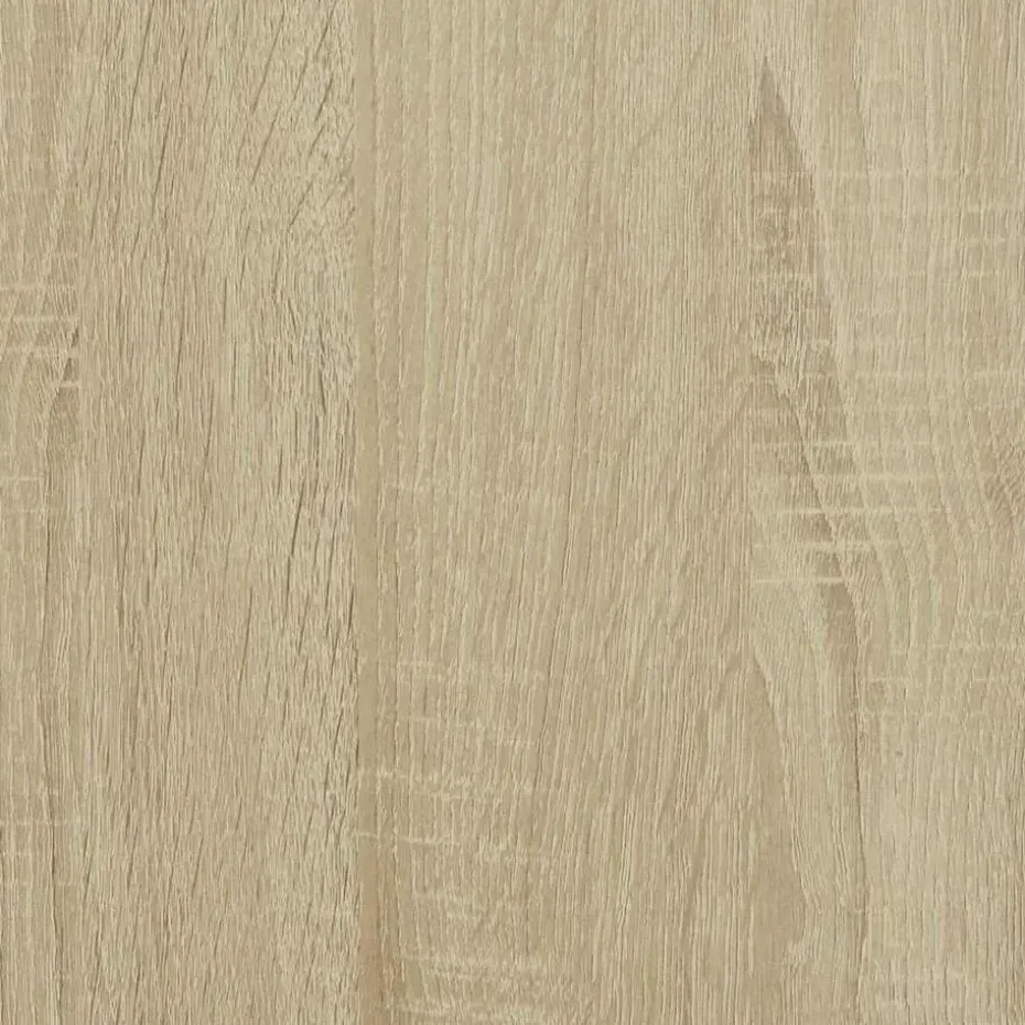 vidaXL - Wastafelonderkast - 1 deur 2 lades - Sonoma eiken - Hout - 65x33x60 cm