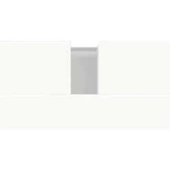 vidaXL - Wit Wastafelonderkast - 1 deur 2 lades - Hout en metaal - 65x33x60 cm