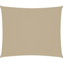 vidaXL - Zonnezeil - Beige - 4 x 6 m
