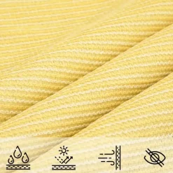 vidaXL - Zonnezeil - Beige - 3.6 x 3.6 x 3.6 m