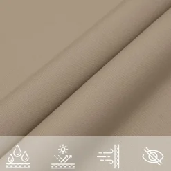 vidaXL - Zonnezeil - Taupe - 2 x 3 m